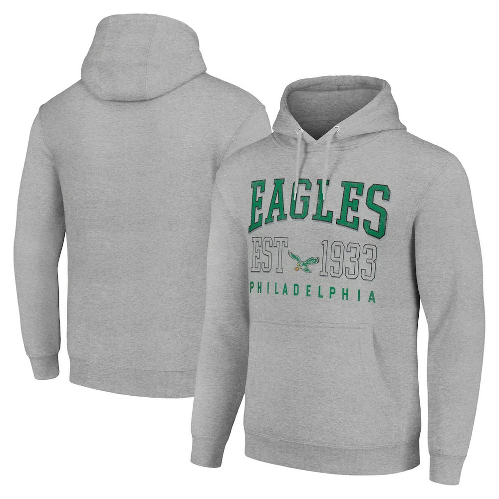 Starter Unisex Throwback Logo Pullover Hoodie - Philadelphia Eagles
