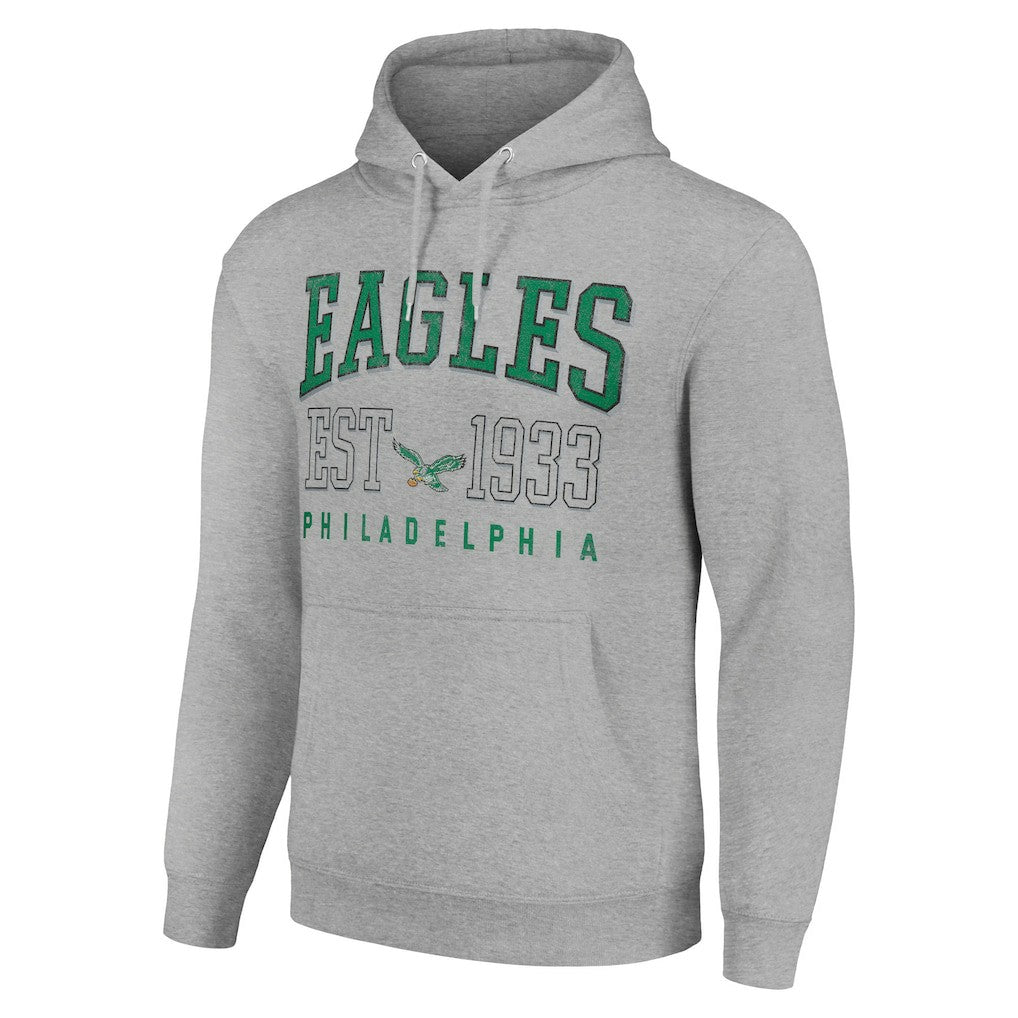 Starter Unisex Throwback Logo Pullover Hoodie - Philadelphia Eagles