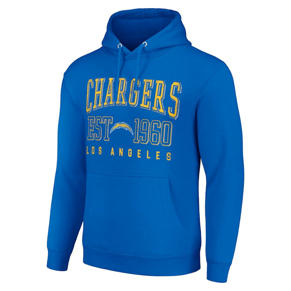 Starter Unisex Throwback Logo Pullover Hoodie - Los Angeles Chargers