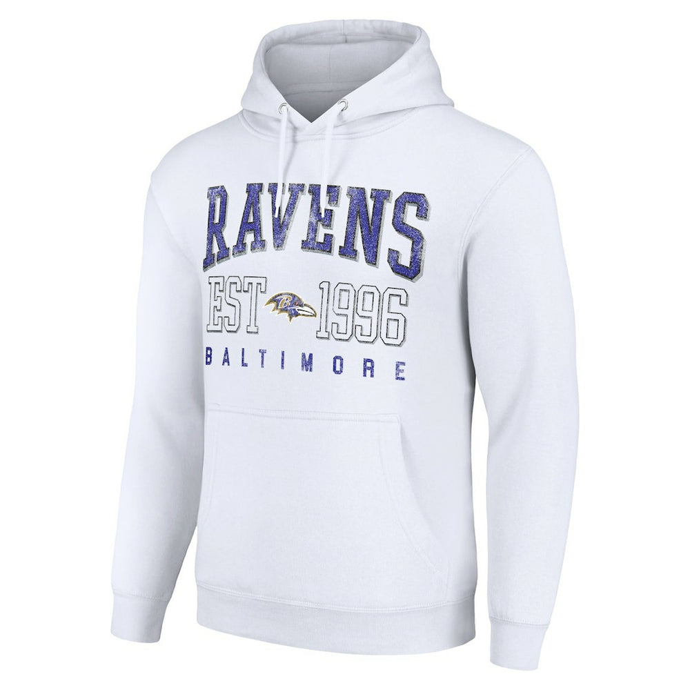Starter Unisex Throwback Logo Pullover Hoodie - Baltimore Ravens