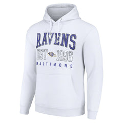 Starter Unisex Throwback Logo Pullover Hoodie - Baltimore Ravens
