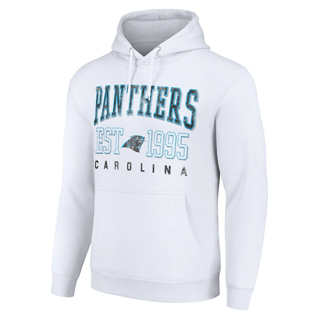 Starter Unisex Throwback Logo Pullover Hoodie - Carolina Panthers
