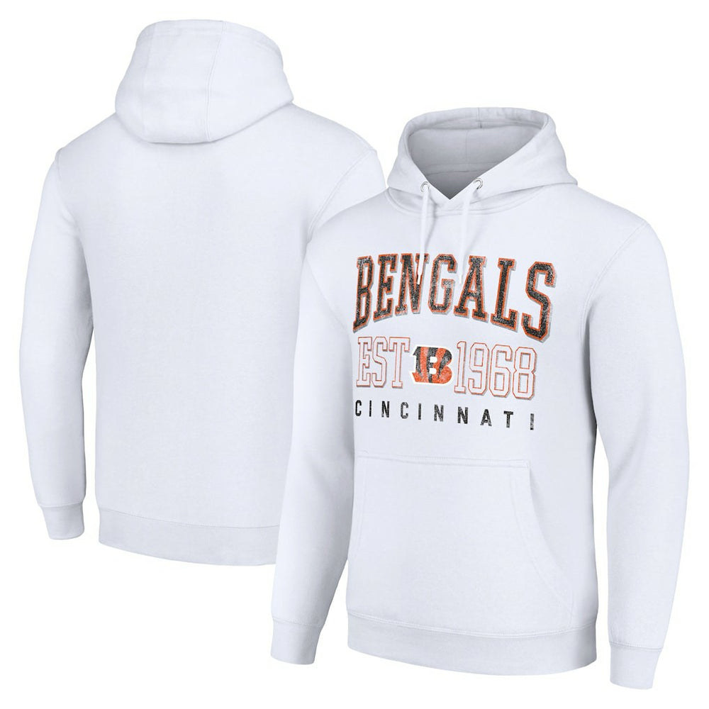 Starter Unisex Throwback Logo Pullover Hoodie - Cincinnati Bengals