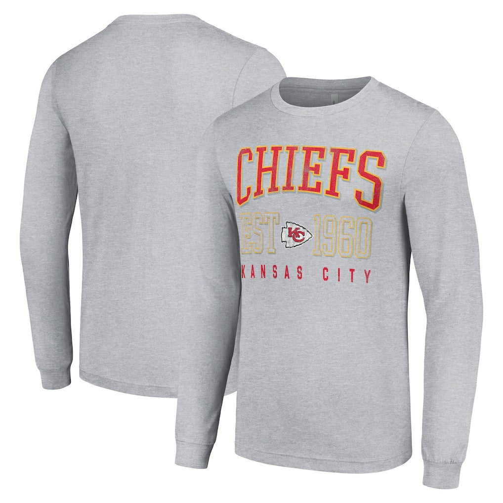 Starter Throwback Logo Long Sleeve T-Shirt - Kansas City Chiefs
