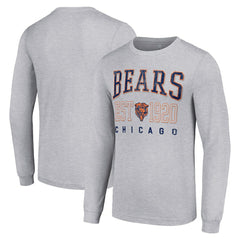 Starter Throwback Logo Long Sleeve T-Shirt - Chicago Bears