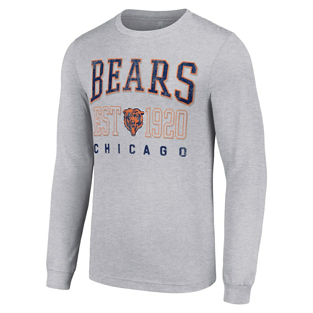 Starter Throwback Logo Long Sleeve T-Shirt - Chicago Bears