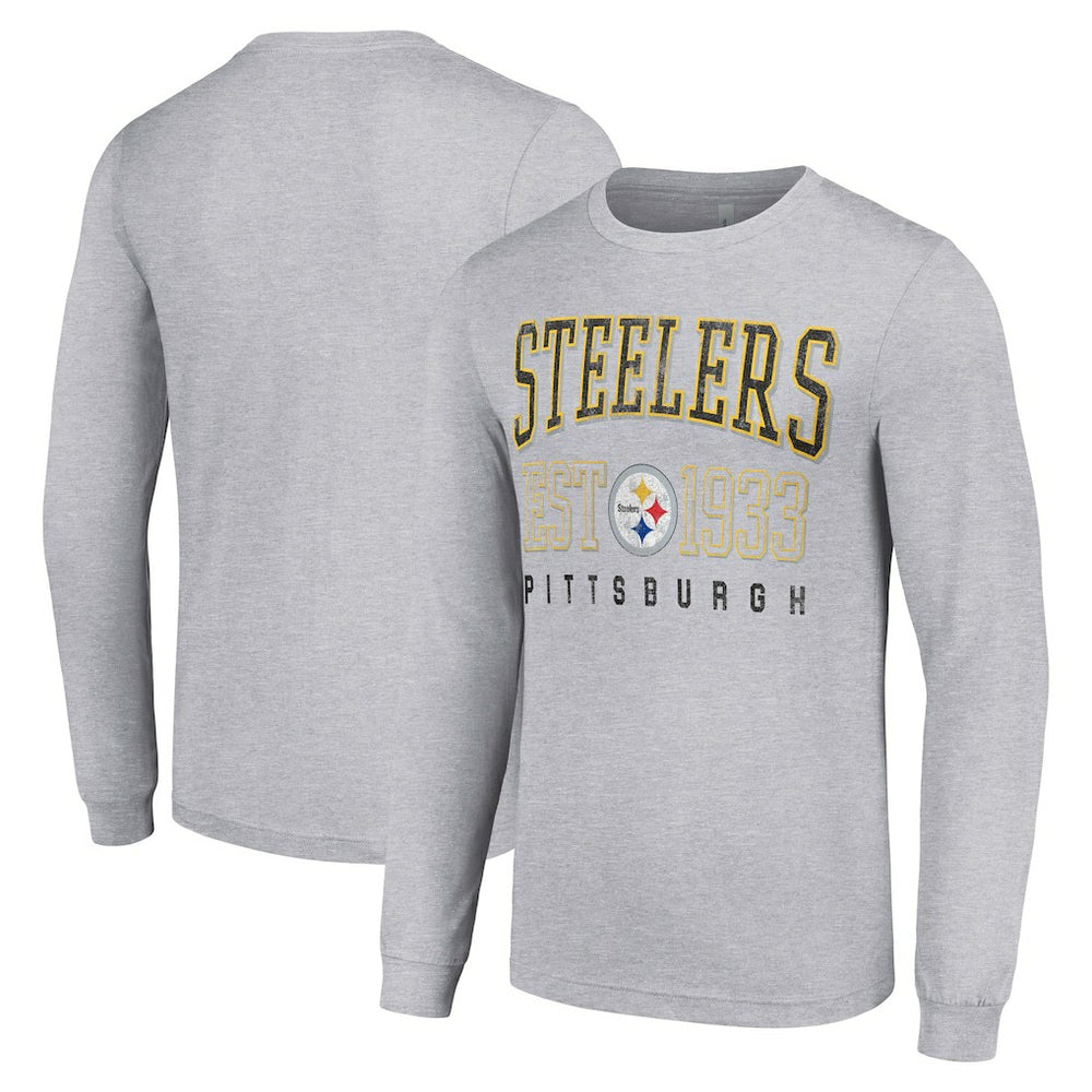 Starter Throwback Logo Long Sleeve T-Shirt - Pittsburgh Steelers