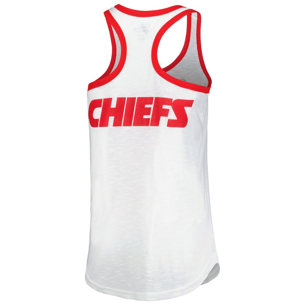 G-III 4Her by Carl Banks Women's Tater Racerback Tank Top - Kansas City Chiefs