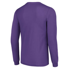Starter Half Helmet Logo Long Sleeve T-Shirt - Minnesota Vikings