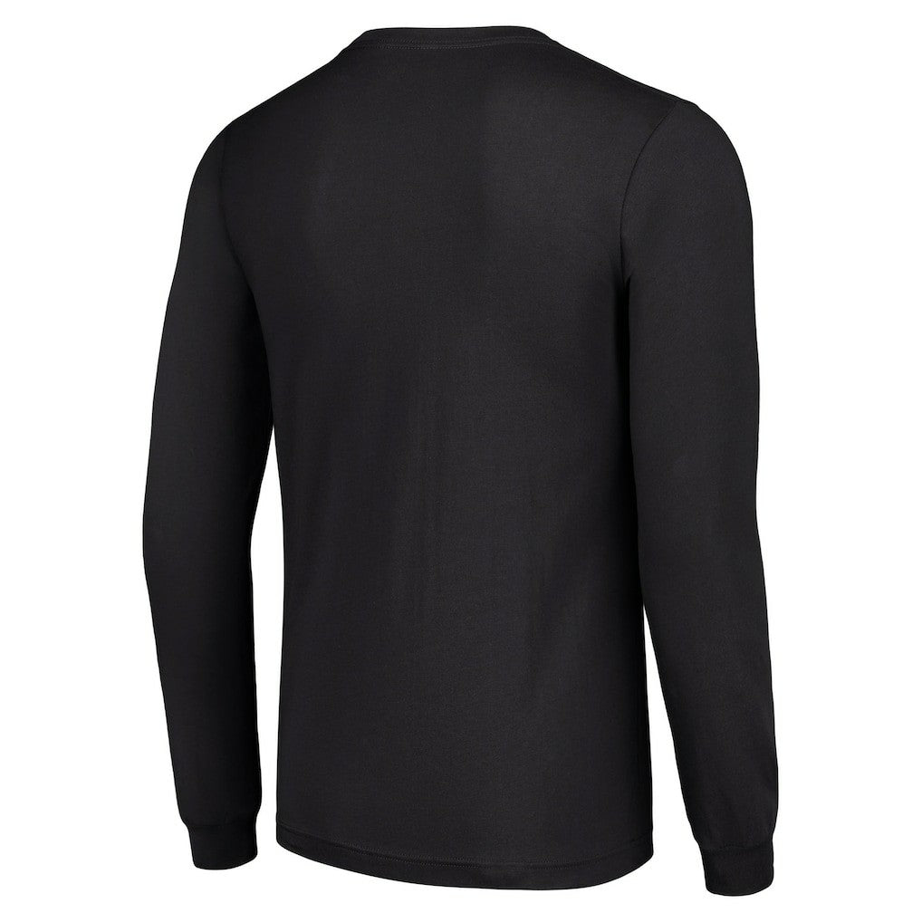 Starter Half Helmet Logo Long Sleeve T-Shirt - Pittsburgh Steelers