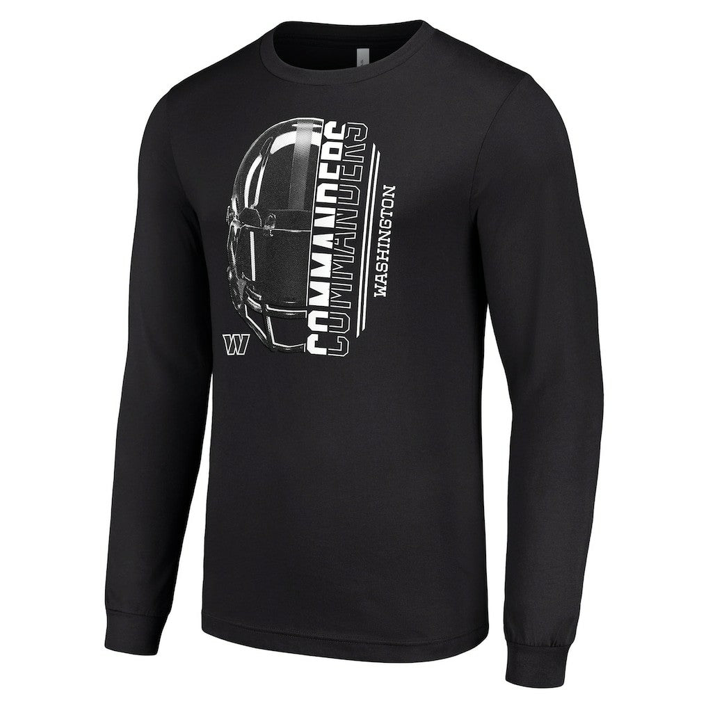 Starter Half Helmet Logo Long Sleeve T-Shirt - Washington Commanders