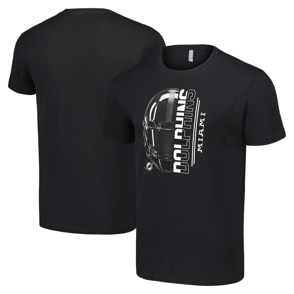 Starter Half Helmet Logo T-Shirt - Miami Dolphins