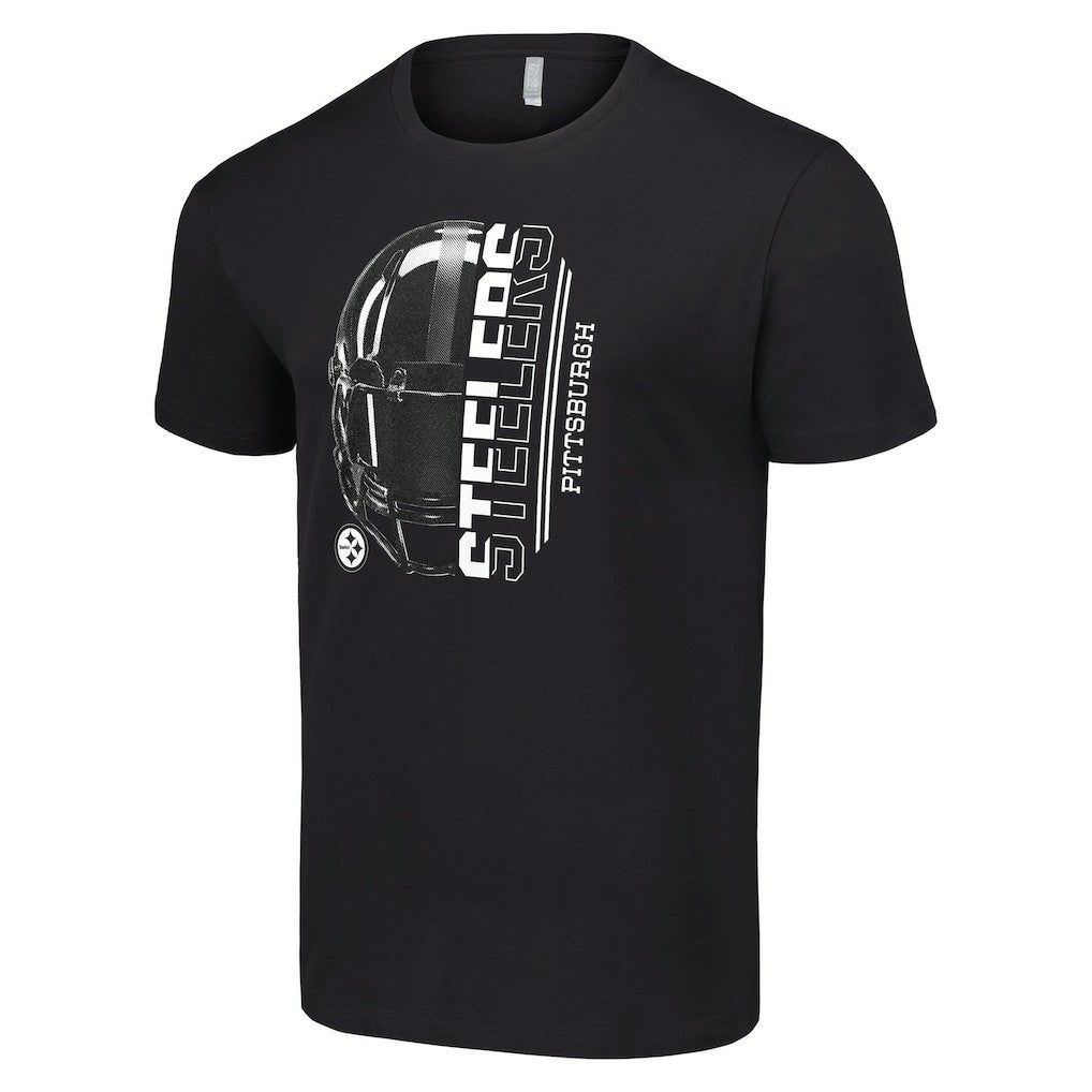 Starter Half Helmet Logo T-Shirt - Pittsburgh Steelers