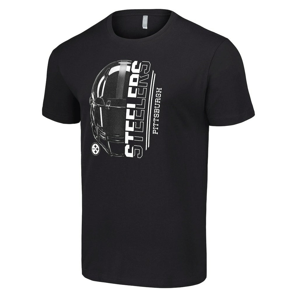 Starter Half Helmet Logo T-Shirt - Pittsburgh Steelers