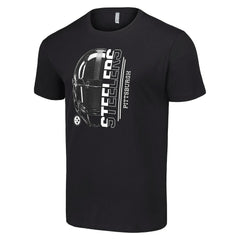 Starter Half Helmet Logo T-Shirt - Pittsburgh Steelers