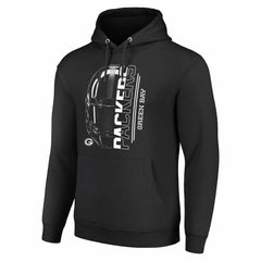 Starter Unisex Half Helmet Logo Pullover Hoodie - Green Bay Packers