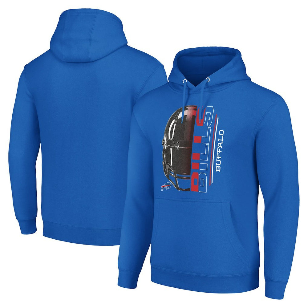 Starter Unisex Half Helmet Logo Pullover Hoodie - Buffalo Bills