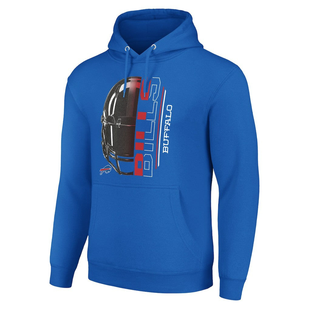 Starter Unisex Half Helmet Logo Pullover Hoodie - Buffalo Bills