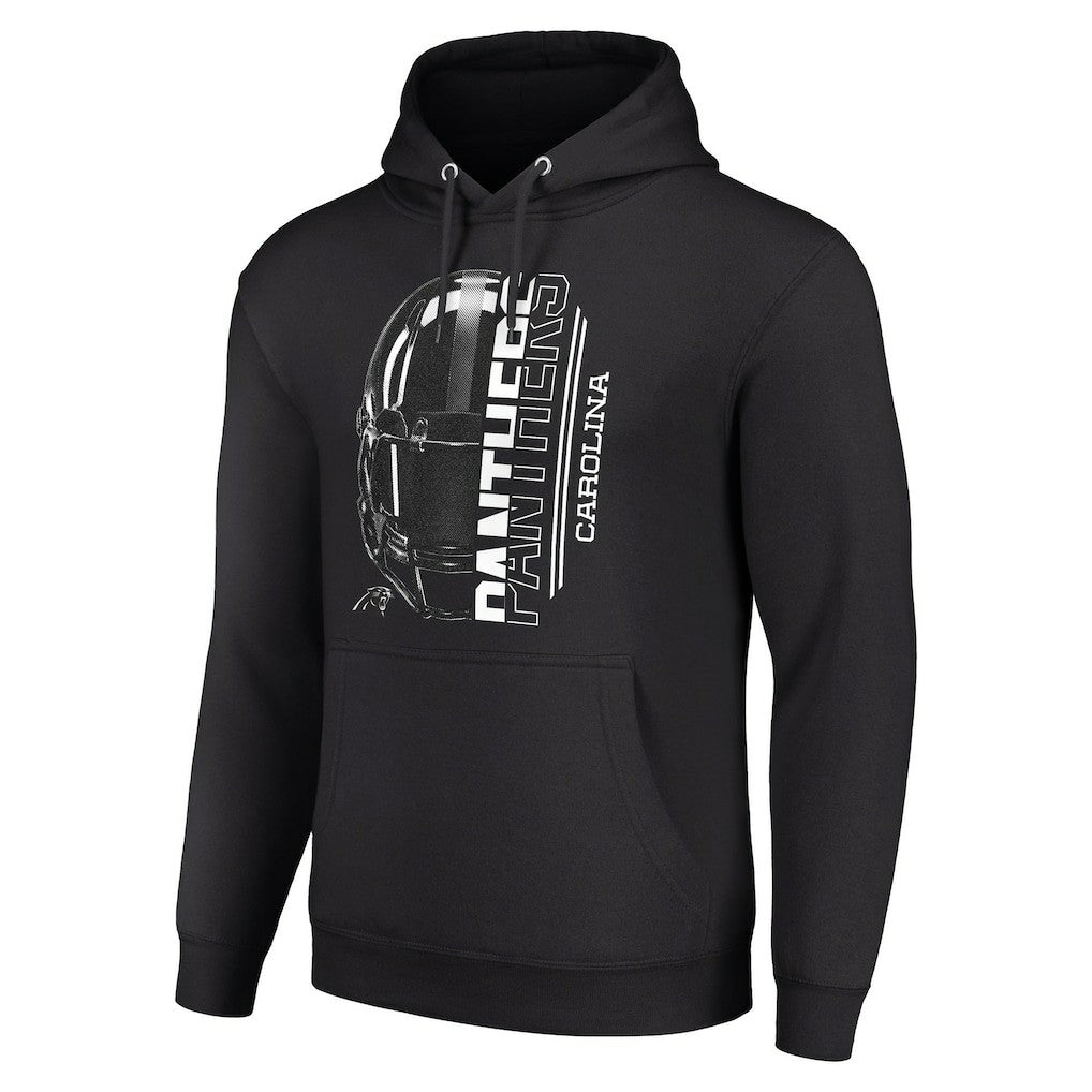 Starter Unisex Half Helmet Logo Pullover Hoodie - Carolina Panthers