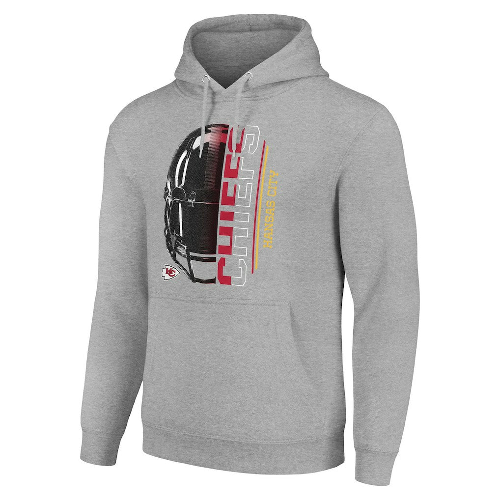 Starter Unisex Half Helmet Logo Pullover Hoodie - Kansas City Chiefs