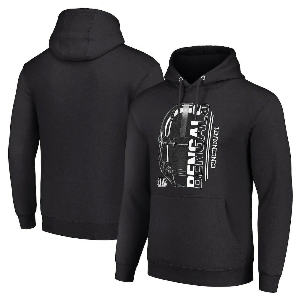 Starter Unisex Half Helmet Logo Pullover Hoodie - Cincinnati Bengals