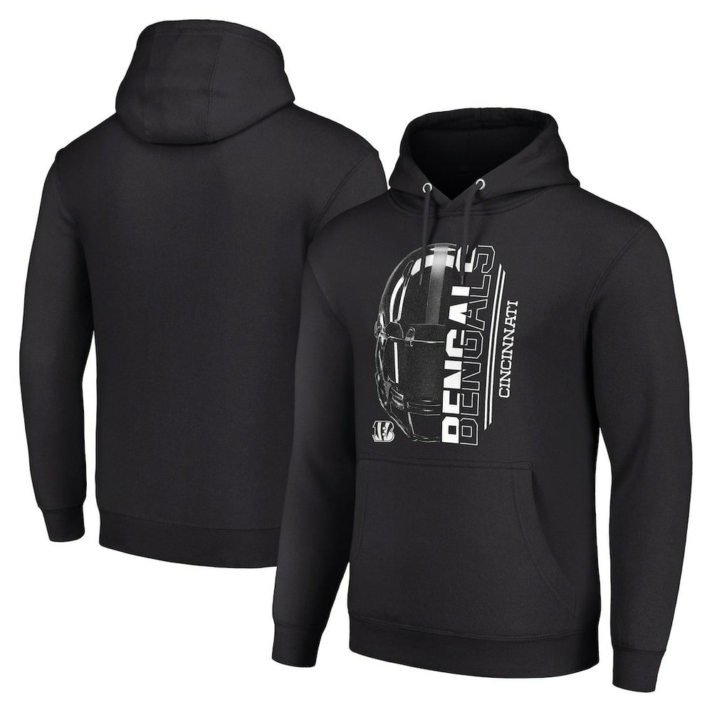 Starter Unisex Half Helmet Logo Pullover Hoodie - Cincinnati Bengals