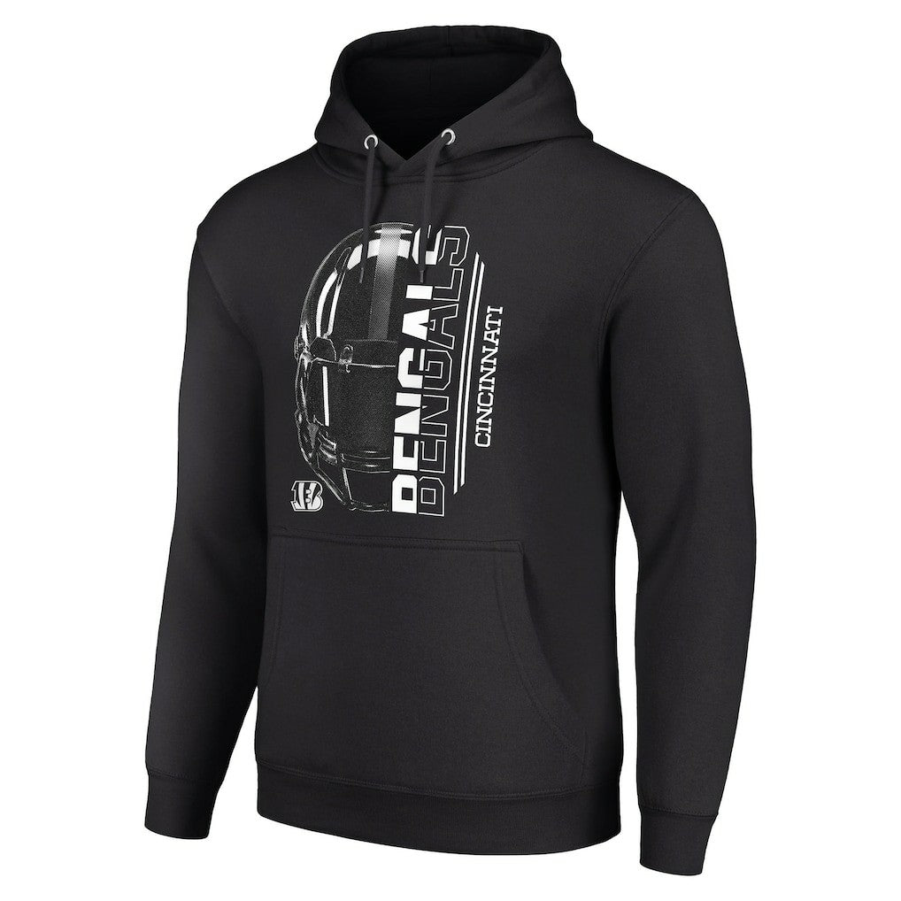 Starter Unisex Half Helmet Logo Pullover Hoodie - Cincinnati Bengals
