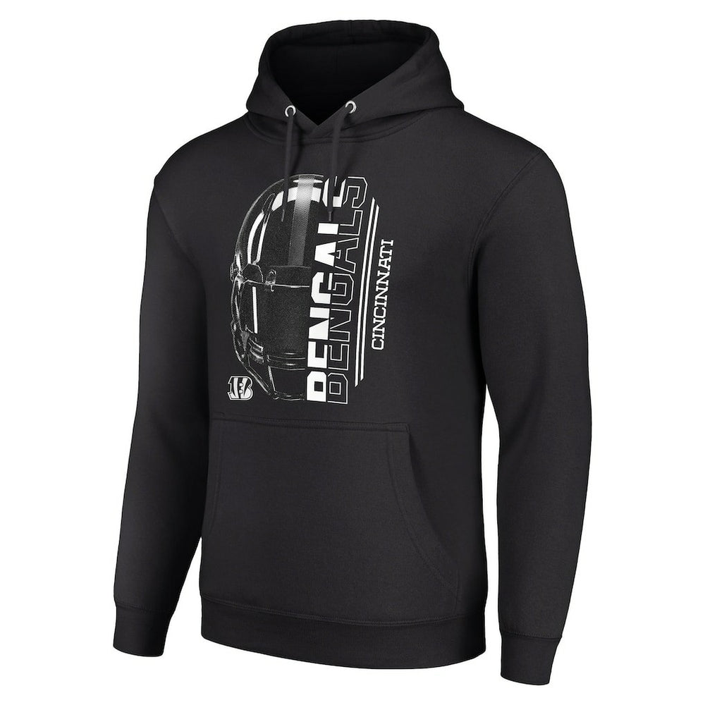 Starter Unisex Half Helmet Logo Pullover Hoodie - Cincinnati Bengals