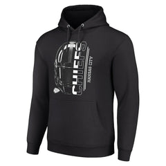 Starter Unisex Half Helmet Logo Pullover Hoodie - Kansas City Chiefs