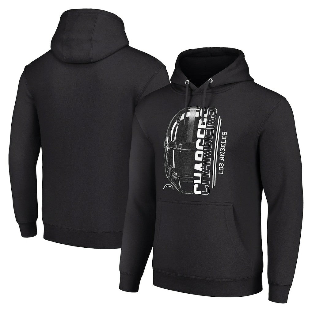 Starter Unisex Half Helmet Logo Pullover Hoodie - Los Angeles Chargers