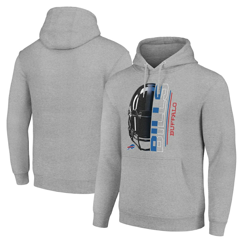 Starter Unisex Half Helmet Logo Pullover Hoodie - Buffalo Bills