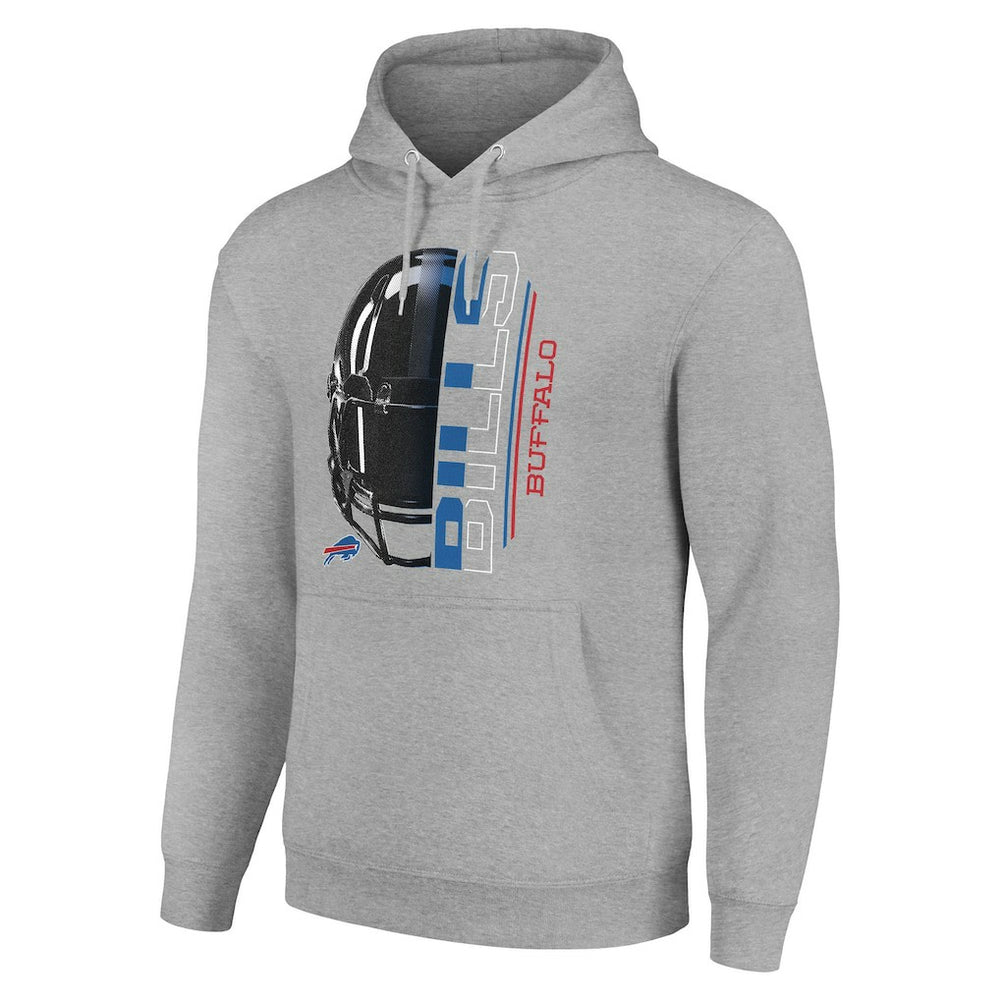 Starter Unisex Half Helmet Logo Pullover Hoodie - Buffalo Bills