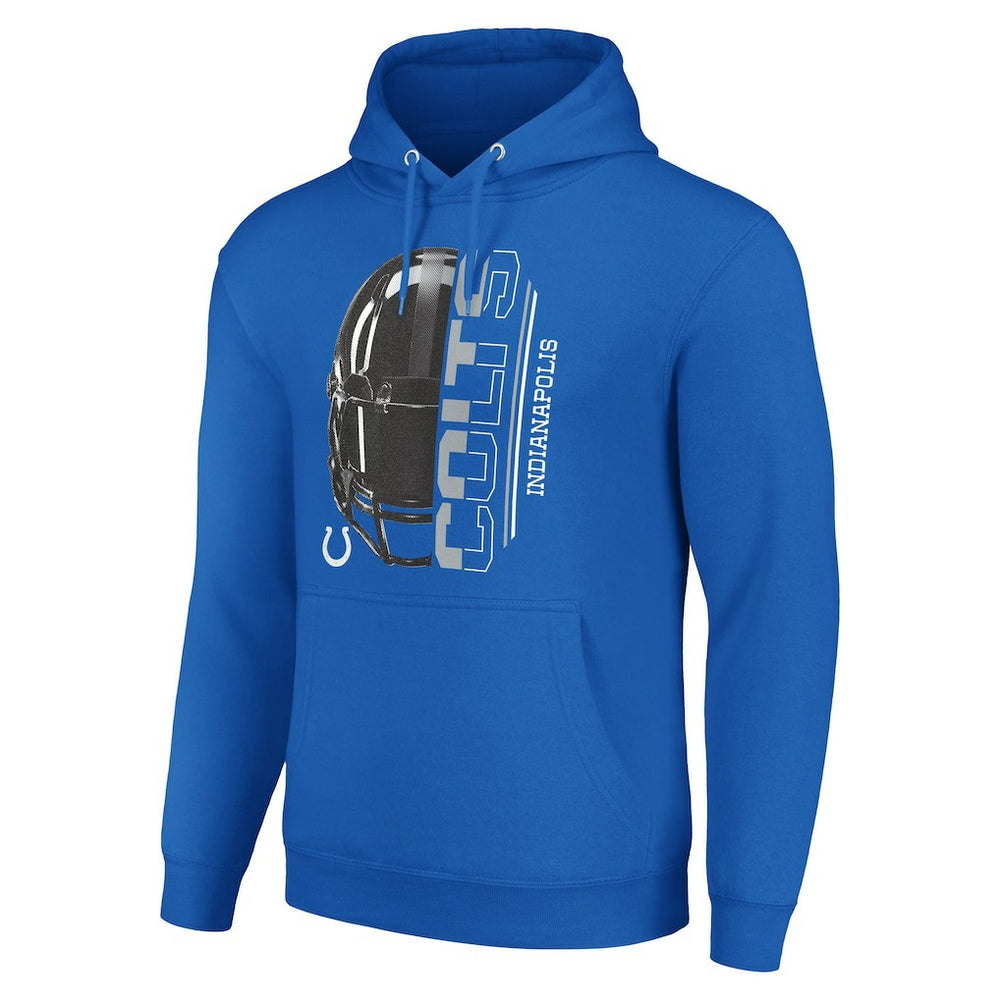 Starter Unisex Half Helmet Logo Pullover Hoodie - Indianapolis Colts