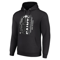 Starter Unisex Half Helmet Logo Pullover Hoodie - New Orleans Saints