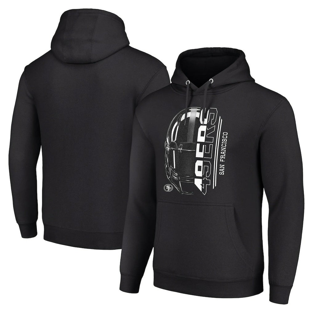 Starter Unisex Half Helmet Logo Pullover Hoodie - San Francisco 49ers