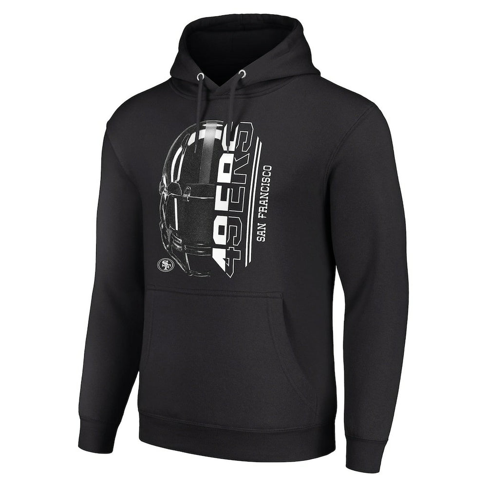 Starter Unisex Half Helmet Logo Pullover Hoodie - San Francisco 49ers