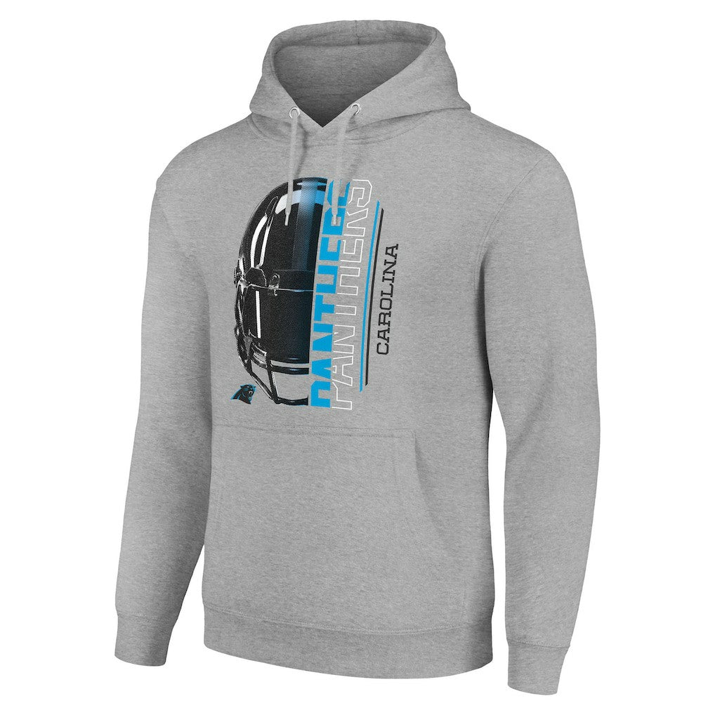 Starter Unisex Half Helmet Logo Pullover Hoodie - Carolina Panthers