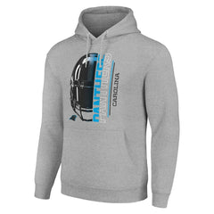 Starter Unisex Half Helmet Logo Pullover Hoodie - Carolina Panthers
