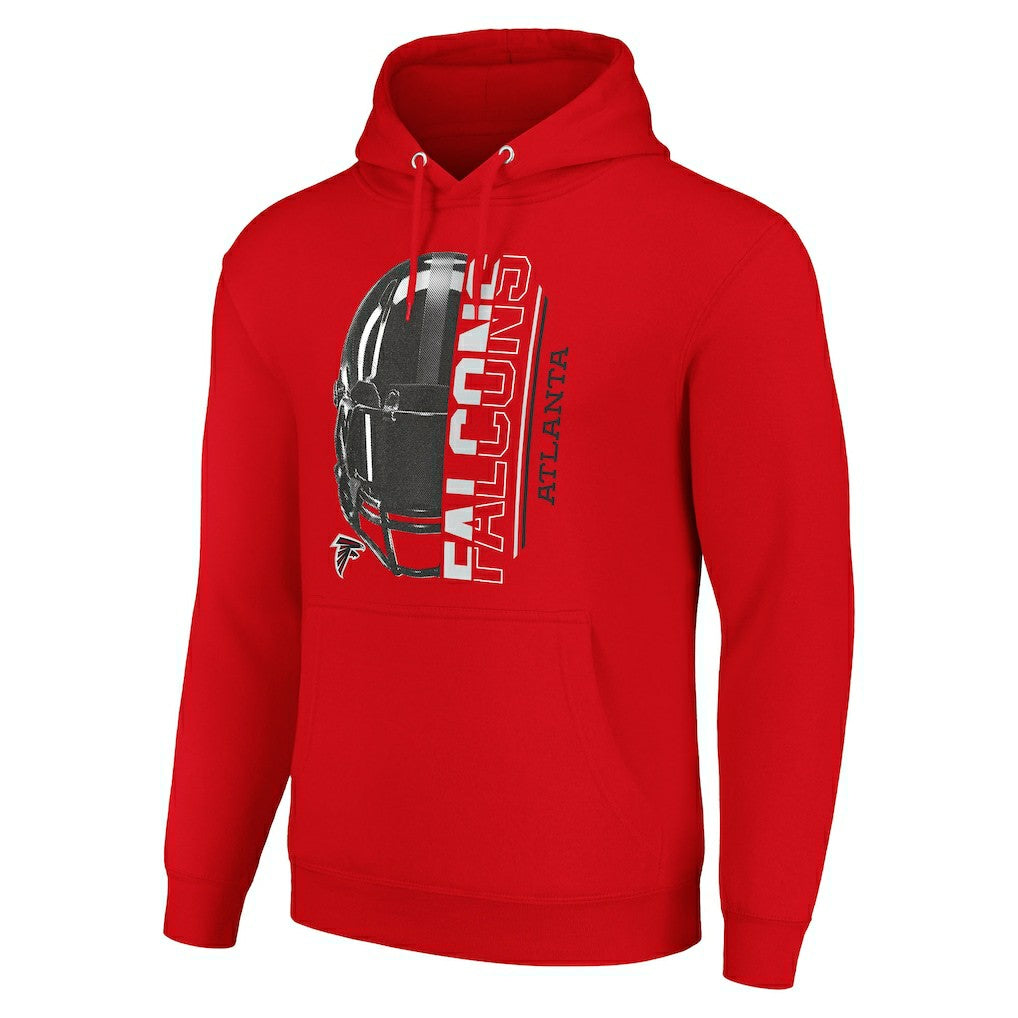 Starter Unisex Half Helmet Logo Pullover Hoodie - Atlanta Falcons