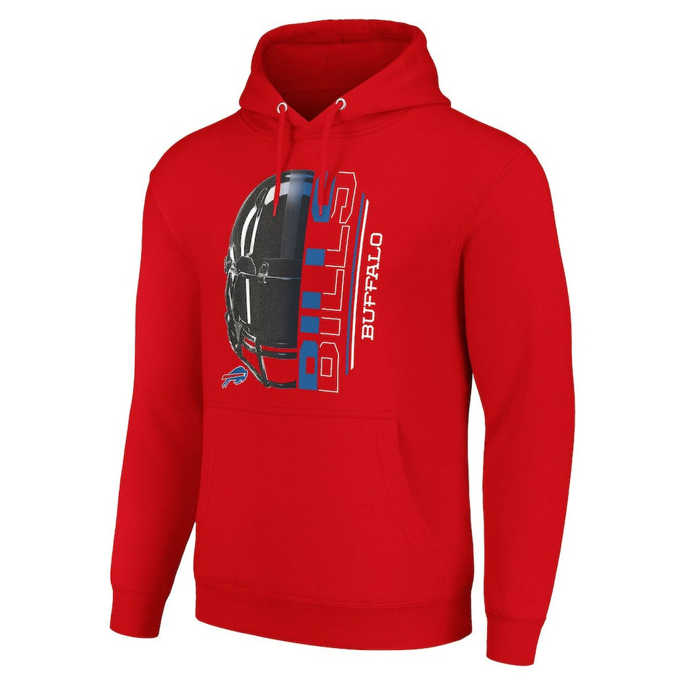 Starter Unisex Half Helmet Logo Pullover Hoodie - Buffalo Bills