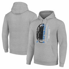 Starter Unisex Half Helmet Logo Pullover Hoodie - Detroit Lions