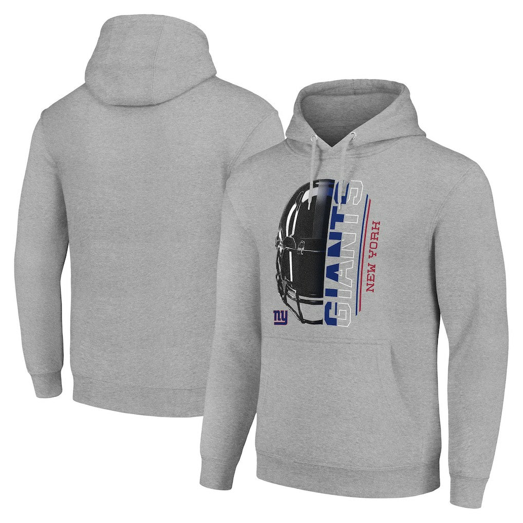 Starter Unisex Half Helmet Logo Pullover Hoodie - New York Giants