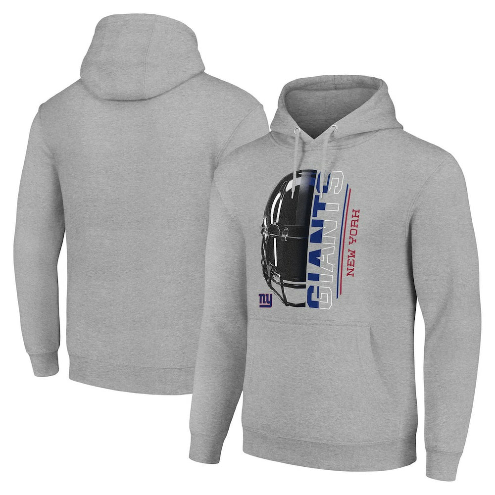 Starter Unisex Half Helmet Logo Pullover Hoodie - New York Giants