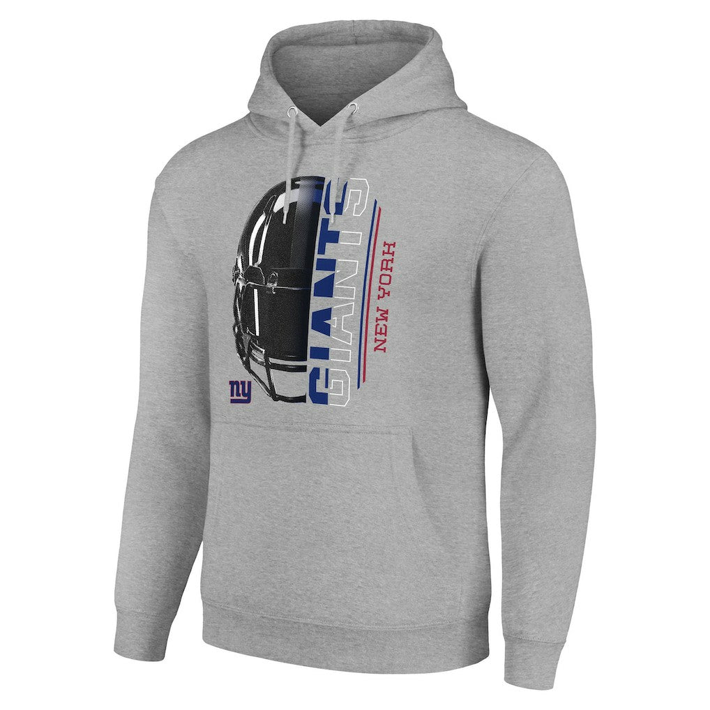 Starter Unisex Half Helmet Logo Pullover Hoodie - New York Giants