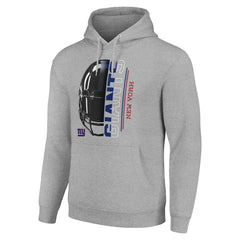 Starter Unisex Half Helmet Logo Pullover Hoodie - New York Giants