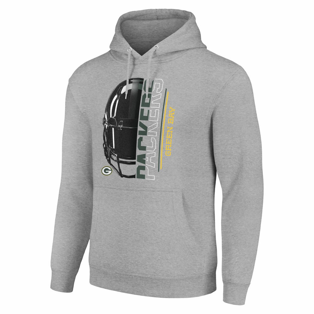 Starter Unisex Half Helmet Logo Pullover Hoodie - Green Bay Packers