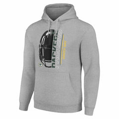 Starter Unisex Half Helmet Logo Pullover Hoodie - Green Bay Packers
