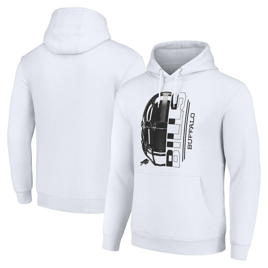 Starter Unisex Half Helmet Logo Pullover Hoodie - Buffalo Bills