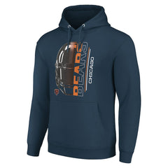 Starter Unisex Half Helmet Logo Pullover Hoodie - Chicago Bears