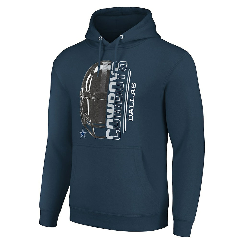Starter Unisex Half Helmet Logo Pullover Hoodie - Dallas Cowboys